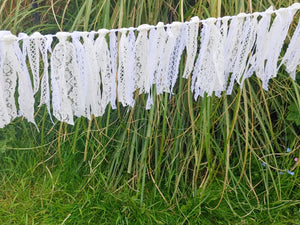 3m fringe lace garland
