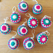Load image into Gallery viewer, Christmas Crochet Baubles
