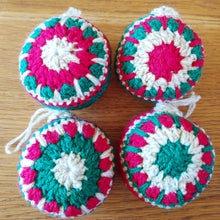 Load image into Gallery viewer, Christmas Crochet Baubles
