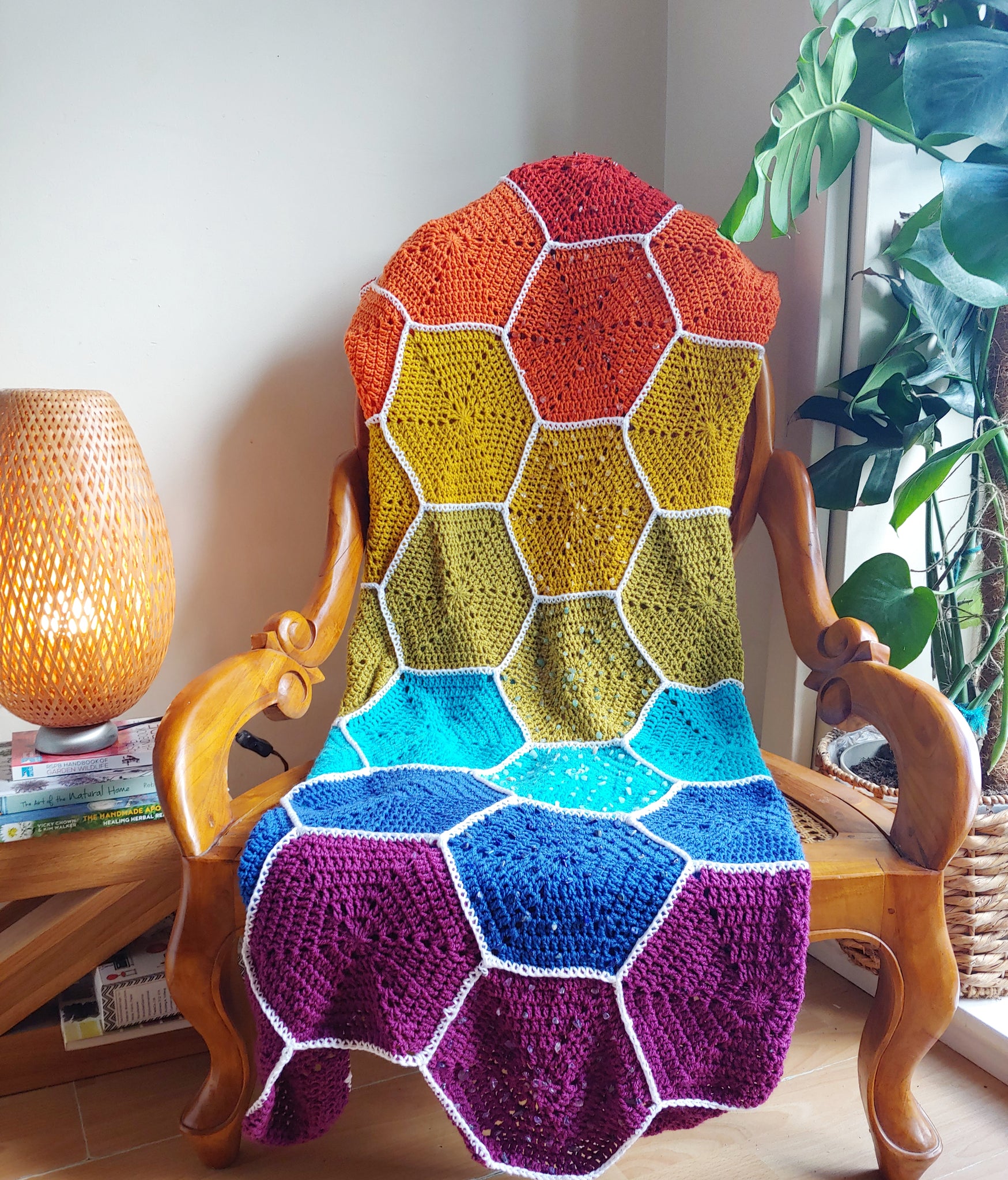 The Chakra Hex Blanket Emeraldyears