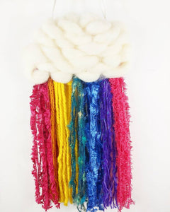 Rainbow Cloud Wall Hanging