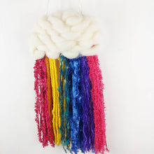Load image into Gallery viewer, Rainbow Cloud Wall Hanging
