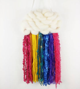 Rainbow Cloud Wall Hanging