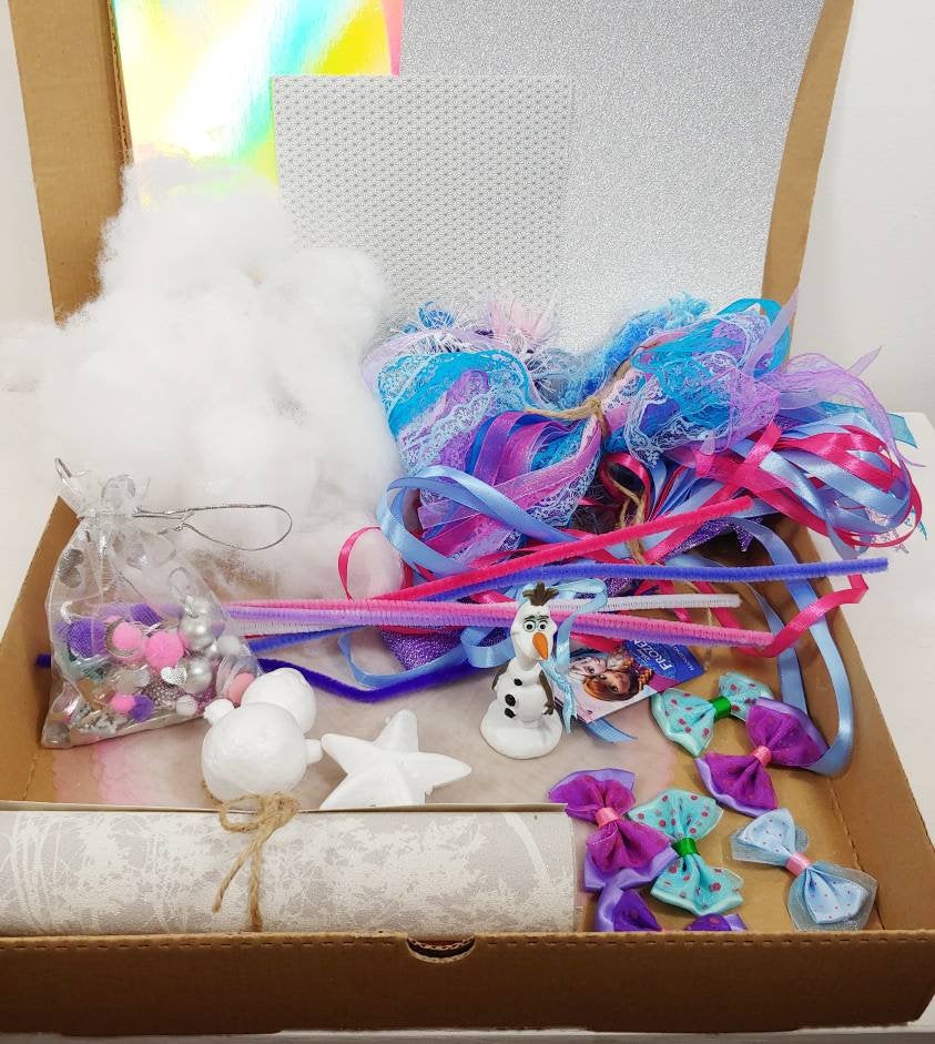 Christmas Frosty Snow Craft Box